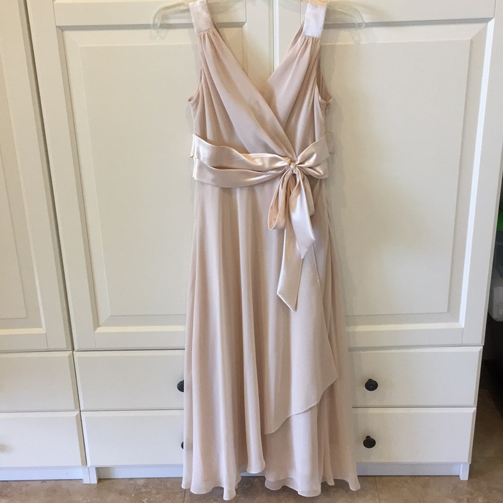 Cream evening dress